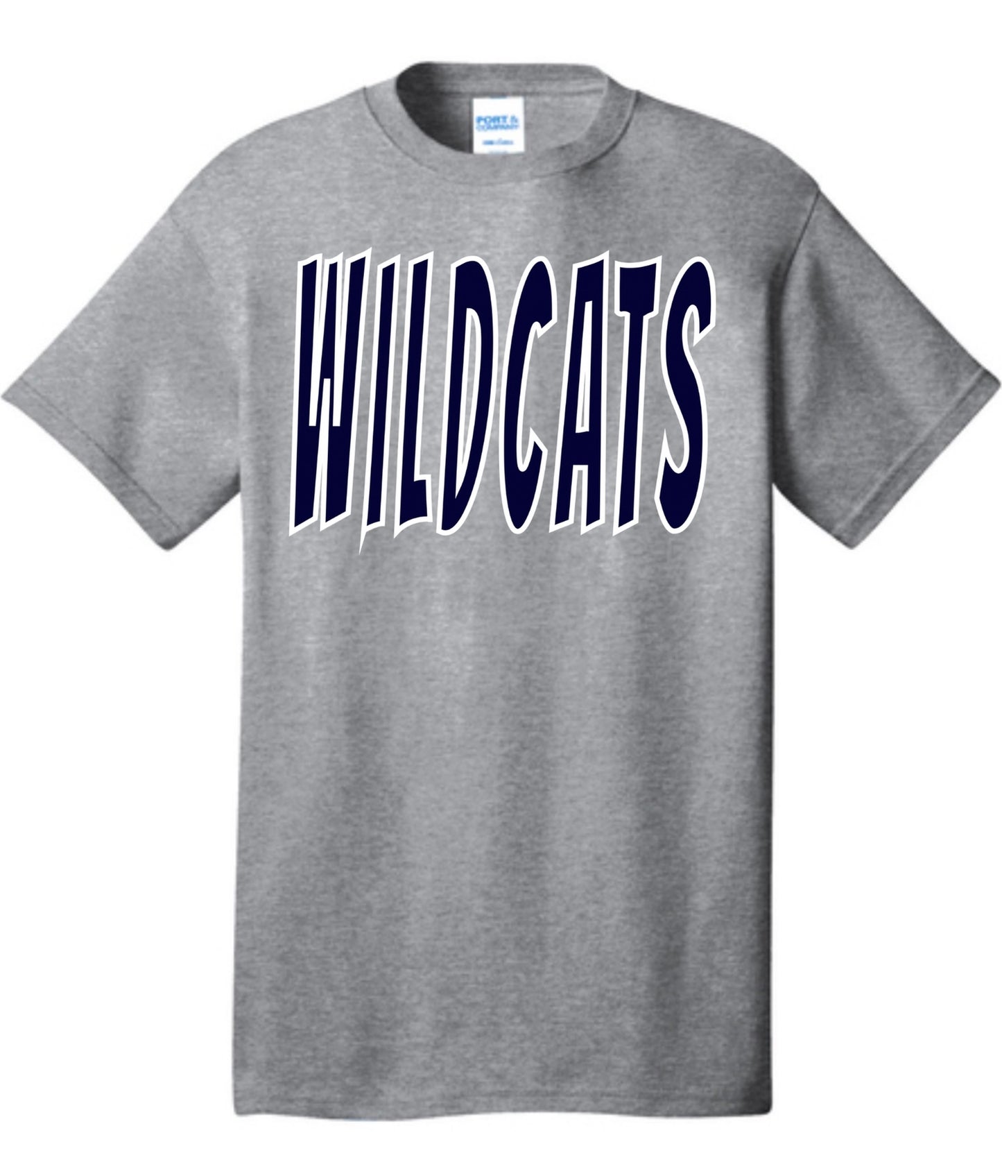 Youth-Adult Navy Unisex Port & Company Tee with Design 3