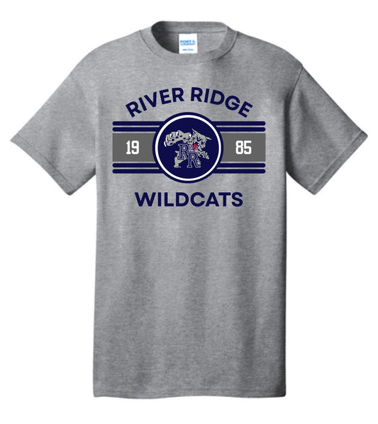 Youth-Adult Navy Unisex Port & Company Tee with Design 2