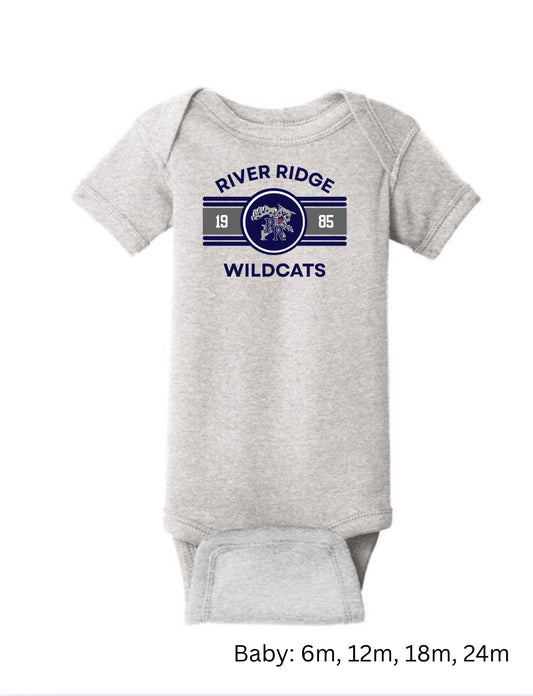 Gray Baby Onesie with Design 2