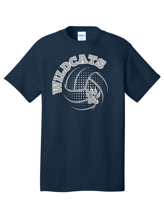 Navy Volleyball Design 1 Tee