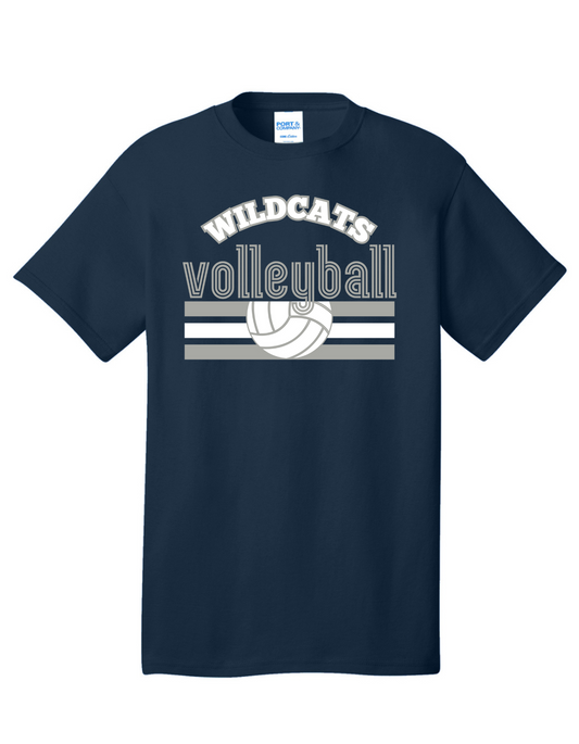 Navy Volleyball Design 2 Tee