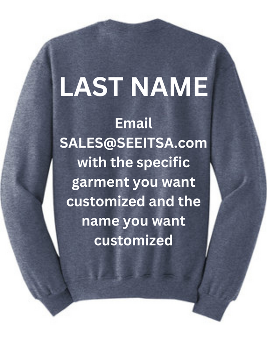 River Ridge Volleyball Name Personalization on Back of Apparel